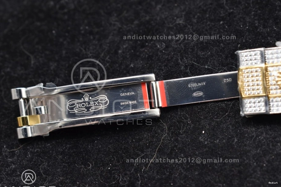 Gold Best Roman 41mm Diamond Version TWD 2 Dial DateJust Yellow Tone 0326